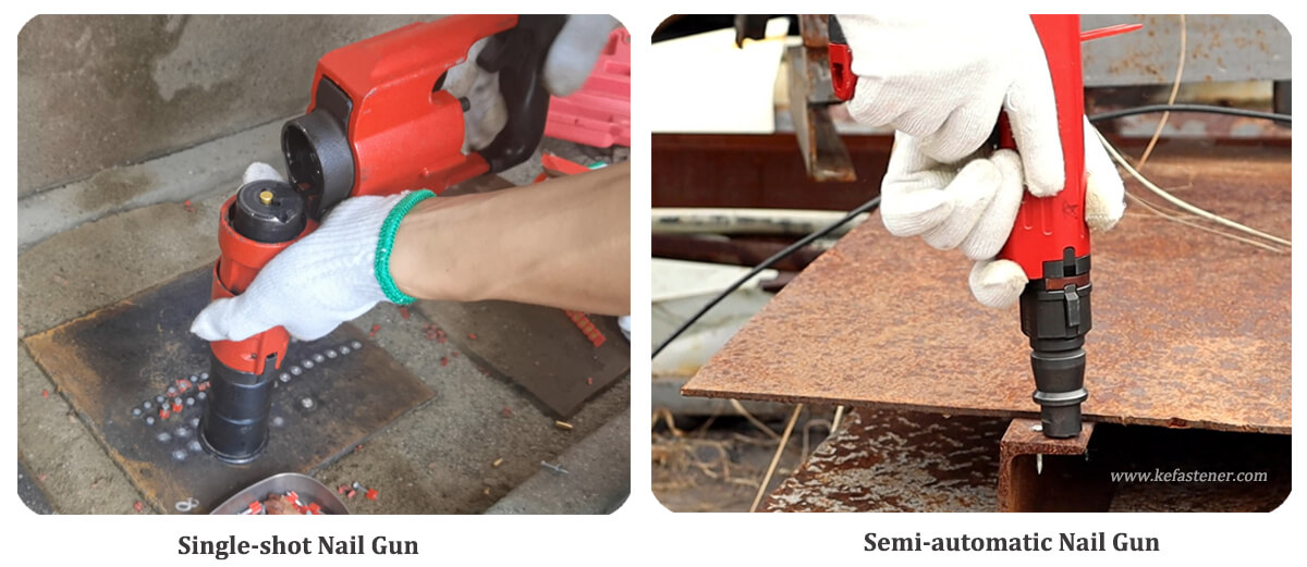 single shot vs semi automatic nail gun